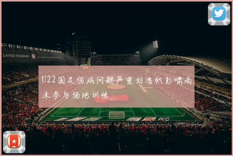 U22国足伤病问题严重刘浩帆彭啸尚未参与场地训练